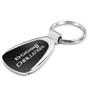 Dodge Challenger Vertical Logo Black Tear Drop Key Chain