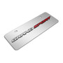 Chevrolet Corvette C7 Grand-Sport in 3D Logo 12" x 4.25" European Look Chrome Half-Size Stainless Steel License Plate