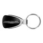 Chrysler Logo Vertical Logo Black Tear Drop Key Chain