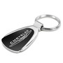 Chrysler Logo Vertical Logo Black Tear Drop Key Chain