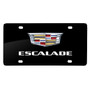 Cadillac Escalade 2015 Logo UV Graphic Black Stainless Steel License Plate