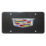 Cadillac 2015 Logo UV Graphic 100% Real Black Carbon Fiber License Plate