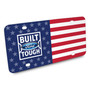 Ford Built Ford Tough Logo USA Flag Graphic Special Aluminum Metal License Plate
