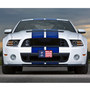 Ford Mustang Cobra Logo USA Flag Graphic Special Aluminum Metal License Plate