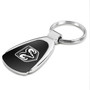 Dodge RAM Vertical Logo Black Tear Drop Key Chain