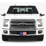 Ford Logo USA Flag Graphic Special Aluminum Metal License Plate