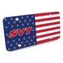 Ford SVT Logo USA Flag Graphic Special Aluminum Metal License Plate