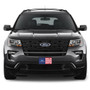 Ford Explorer Logo USA Flag Graphic Special Aluminum Metal License Plate