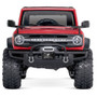 Ford Bronco Classical Logo Black Carbon Fiber Patten Steel License Plate