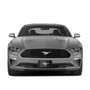 Ford Mustang 3D Logo on Black Carbon Fiber Patten Stainless Steel License Plate