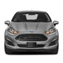 Ford Focus ST 3D Dark Gray Logo on Black Carbon Fiber Pattern Stainless Steel License Plate