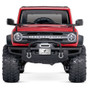 Ford Bronco 3D Dark Gray Logo on Mirror Chrome Stainless Steel License Plate