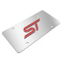 Ford Focus ST 3D Mirror Chrome Stainless Steel License Plate