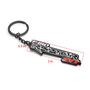 Ford F-150 Raptor SVT Black Real Carbon Fiber Logo Shape Cut Key Chain