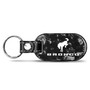 Ford Bronco LED Printed on Real Forged Carbon Fiber Tag Style Key Chain