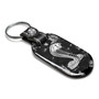 Ford Mustang Cobra LED Printed on Real Forged Carbon Fiber Tag Style Key Chain