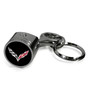 Chevrolet Corvette C7 Black Chrome Engine Piston Style Metal Key Chain