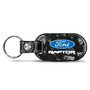 Ford F-150 Raptor LED Printed on Real Forged Carbon Fiber Tag Style Key Chain