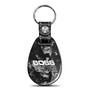 Ford Mustang Boss 302 LED Printed on Real Forged Carbon Fiber Tear-Drop Style Key Chain
