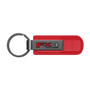 Ford F-150 FX4 Off Road Red PU Leather Strap Gunmetal Gray Metal Bar LED Printed Logo Key Chain
