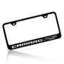 Chevrolet Camaro RS Black Steel License Plate Frame