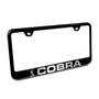 Ford Cobra Black Stainless Steel License Plate Frame