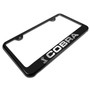 Ford Cobra Black Stainless Steel License Plate Frame