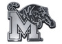 University of Memphis Tigers Chrome Metal Car Emblem