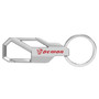 Dodge Demon in Red Silver Snap Hook Metal Key Chain