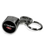 Dodge Challenger R/T Classic Black-Chrome Finish Engine Piston and Rod Metal Key Chain