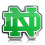 University of Notre Dame Color Chrome Auto Emblem, Official Licensed