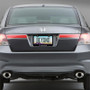 Honda Accord Black Steel Wide License Frame