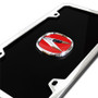 Acura Red Logo Black Acrylic Auto License Plate with Chrome Frame Kit