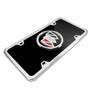 Buick Color Logo Black Acrylic License Plate with Chrome Frame Kit