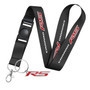 Chevrolet Camaro RS Logo Die-Cut Metal Key Chain Key-Charm with Black Lanyard Strap, Exclsive Official Licensed Product