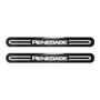 Jeep Renegade Black Sticks Style Real Carbon Fiber 2 Pcs Universal Door-Sill-Step Protector Guard Decal