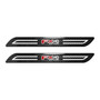 Ford F-150 FX4 Off Road Blade Style Real Carbon Fiber 2 Pcs Universal Car Bumper Door-Edge Door-Sill-Step Protector Guard Decal 10.5"x1.2"