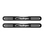 Dodge Challenger Classic Black Sticks Style Real Carbon Fiber 2 Pcs Universal Door-Sill-Step Protector Guard Decal