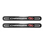 Dodge Charger R/T Black Sticks Style Real Carbon Fiber 2 Pcs Universal Door-Sill-Step Protector Guard Decal