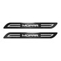 Mopar Black Blade Style Real Carbon Fiber 2 Pcs Universal Door-Sill-Step Protector Guard Decal