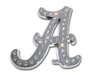 NCAA University of Alabama Chrome Car Emblem with Austrian Crystal Inlays