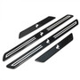 Ford new Bronco Logo Real Carbon Fiber 4 Pcs Universal Door Sill Step Protector Guard Decal Plates