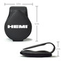 HEMI Black Leather Magnetic Sunglass Holder Car Sun Visor Mount Clip