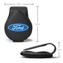 Ford Logo Logo Black Leather Magnetic Sunglass Holder Car Sun Visor Mount Clip