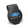 Ford Maverick Logo Black Leather Magnetic Sunglass Holder Car Sun Visor Mount Clip