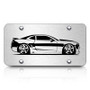 Camaro 2010 up Car Graphic on Brushed Steel Auto License Plate