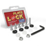 Auto License Plate and License Frame Black Lock Screw Hardware Kit