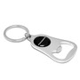 Ford Ranger Black Logo Chrome Finish Flat Bottle Opener Metal Key Chain