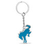 Ford Bronco Logo Blue Die-Cut Metal Key Chain, Key-Charm