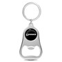 Ford F-150 Black Logo Chrome Finish Flat Bottle Opener Metal Key Chain